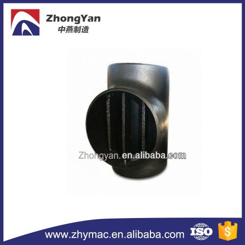 High Quality ANSI B16.9 carbon steel Pipeline Barred Tee