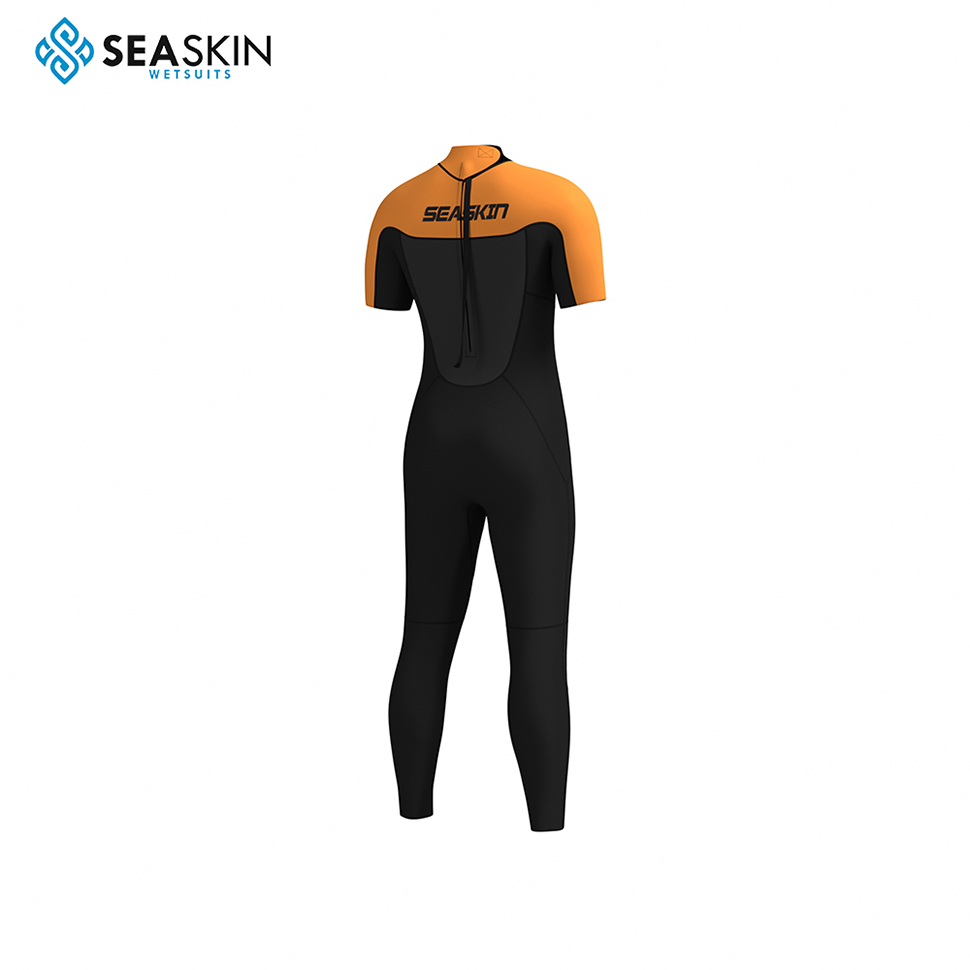 Seaskin 3mm Neopren Tek Parça Yüzme Şnorkel Dalış Takımı Erkekler Sl Wetsuit