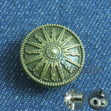 plating classic antique design bags metal snaps buttons