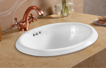 20 inch Drop In Ceramic Sinks,Bathroom Vanity Basin