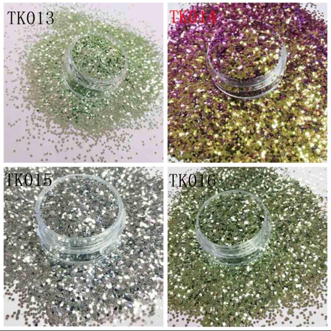 Color shifting glitter change color from different angles chameleon glitter for Christmas cosmetic nail art toys student crafts