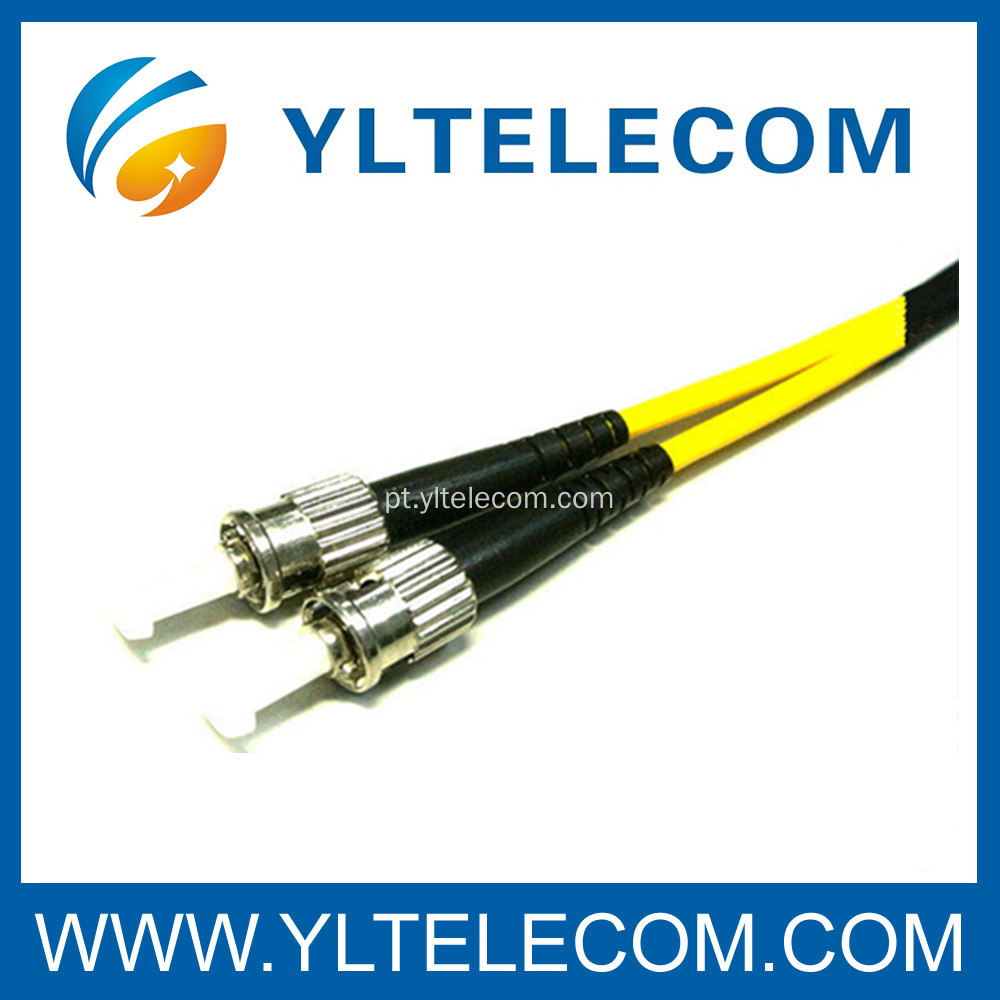ST LSZH fibra óptica Patch Cord cabo SM MM disponível para a rede de CATV FTTH