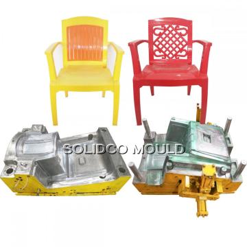 Injection Plastic Armless Chair Fabric Mould