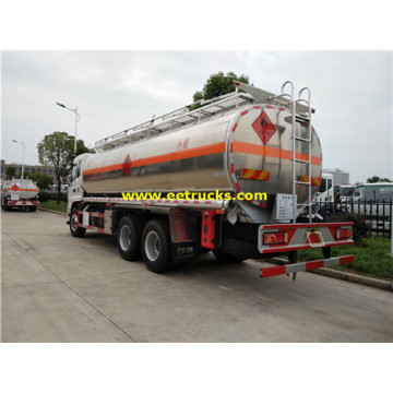 Dongfeng 20000L camiones cisterna de combustible de aluminio