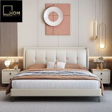Modern Leather Beds: 1.8m Master Double & 1.5m Single Beds for B&B and Rentals