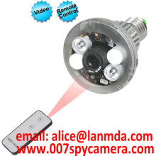 Spy Bulb CCTV Security DVR Camera with Remote Control Light LM-BC1111