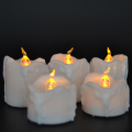 Vela Tealight gotas sem chama chá vela bateria