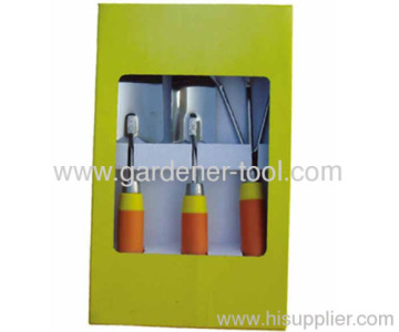 3pcs Garden Tools Set With Display Box Package?