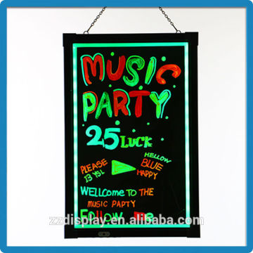 Alibaba hot selling novate merry christmas led writing board economic led show board