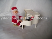 6" santa Piano/santa toys/electrical santa