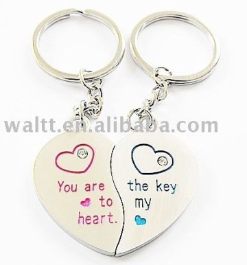 Heart Shape metal Key chains