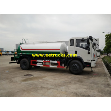 1500 Gallons 6MT Water Spray Tank Vehicles