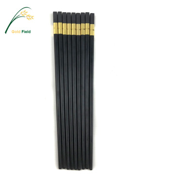 Personalized Black Reusable Durable Metal Chopsticks