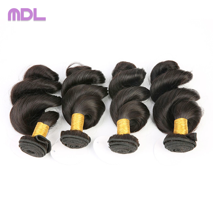 High quality brazilian loose wave human hair weave bundles