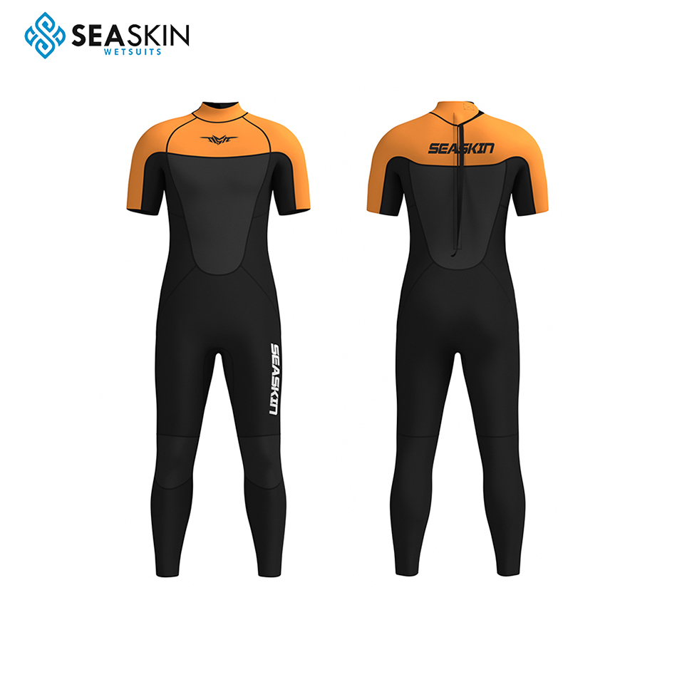 Seaskin Spring Suit Neoprene Short Arm Men &#39;s Wetsuit