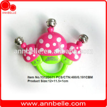 12x11.5x1CM Happy-baby toy Mushroom rattle plastic rattle
