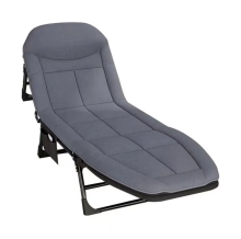 Outdoor Folding Steel Camping Bed - Single Metal Bed