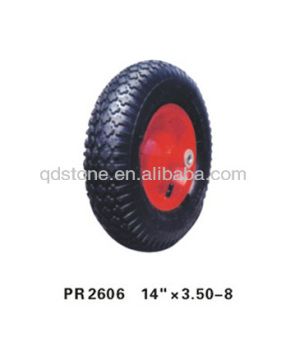 Pneumatic barrow Wheels 14"x3.50-8