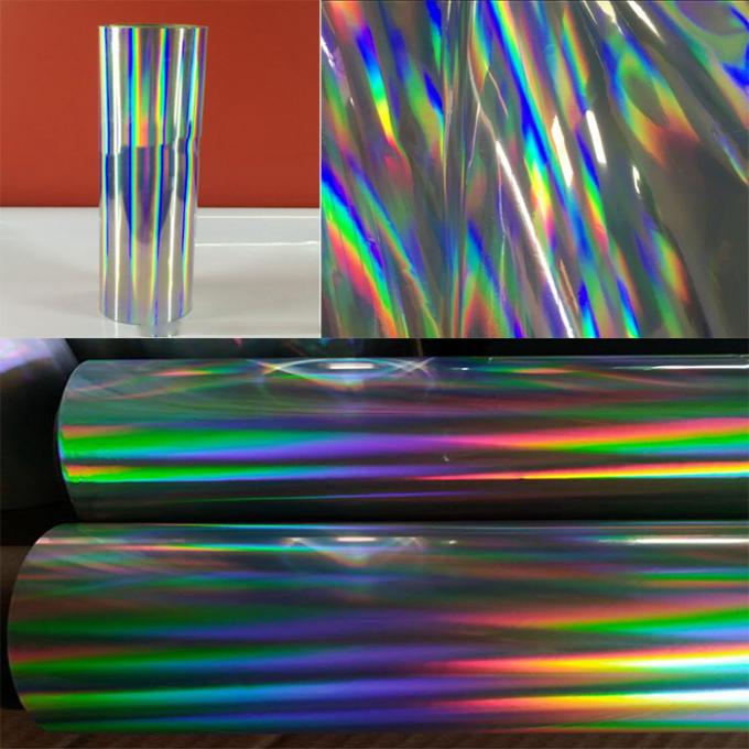 Self Adhesive Car Chrome Vinyl Wrap Holographic Laser Chrome Auto Decoration Sticker 1.27 X 50M 2