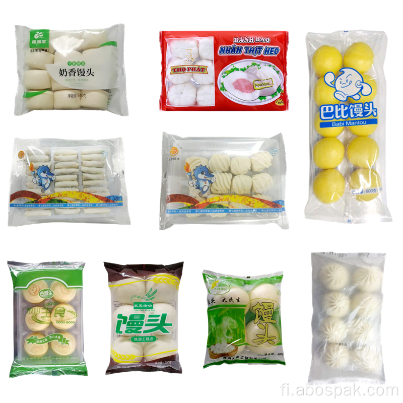 Valikoidut pakastetut elintarvikkeet Tuotepussi Pakkaus pakkauskone