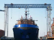 Ship Builing Gantry Crane with Double Trolley