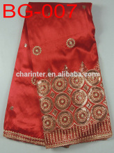 raw silk embroidery George lace(BG-007)