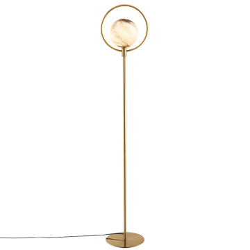 LEDER Globe golvlampa