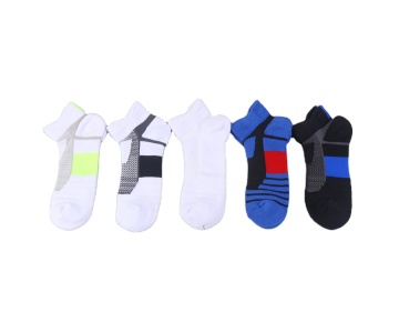 Crew Running Sport Socks - Men's Nylon Short Seamless Athletic Socks