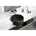 Black Bathroom Sink SUS304 Round Hand Wash Basin