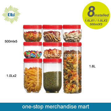 China Balang Kuih Balang Plastik 500ml Berkualiti Tinggi Balang Kuih Balang Plastik 500ml Pada Bossgoo Com