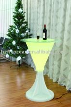 FO-8518 Led bar cocktail table,bar furniture sets,led light furniture table