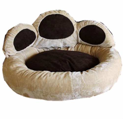 plush animal shaped pet bed
