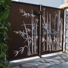 Custom Laser Cut Metal Gates