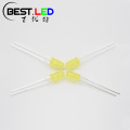 LED de chandelle de bougie LED diffusée jaune 5 mm LED