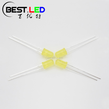 Candle Flickering LED 5mm Yellow Diffused Lens LED