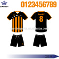 Custom vertical stripes soccer kit