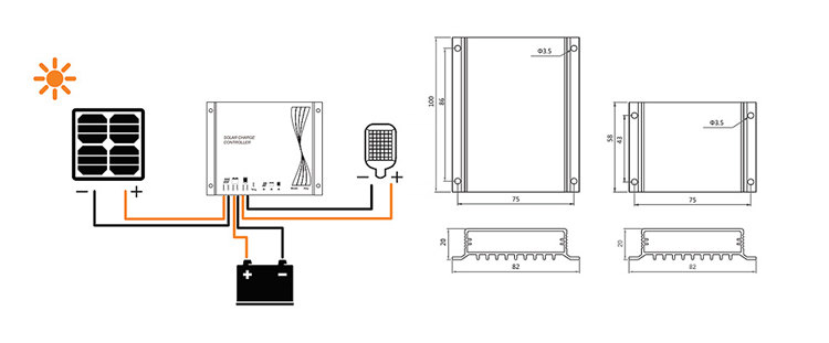 Charge And Discharge Circuit Lamp Controller