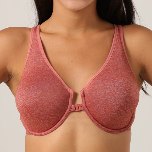 Soutien-gorge RTS pour femmes, soutien total, soutien-gorge à fermeture avant