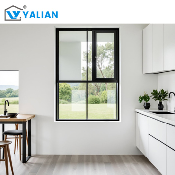 Aluminum Alloy Casement Window Tempered Glass