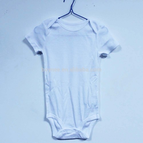 Professional manufacturer shorts baby suit soft cotton plain baby rompers