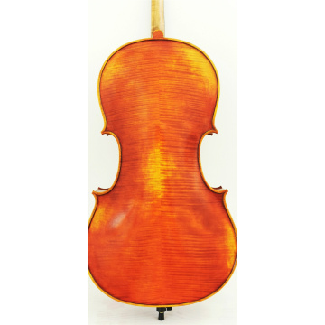 Professional Solid Handworking Flamed Cello