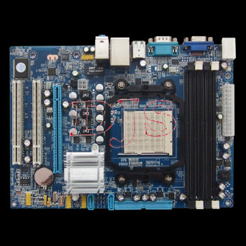 Socket AM2/AM3 Motherboards DDR2+DDR3 Motherboards With 4xSATA 8xUSB port