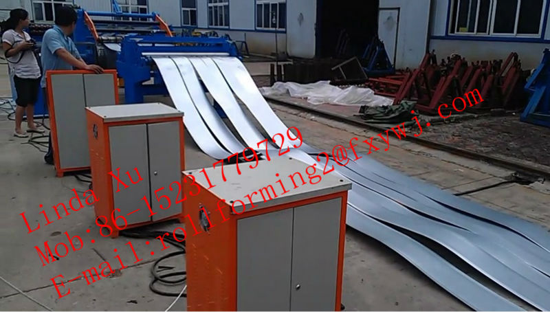 Automatic uncoiler straightening and cut to length line machine