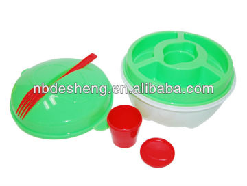 vegetable salad bowl with lid