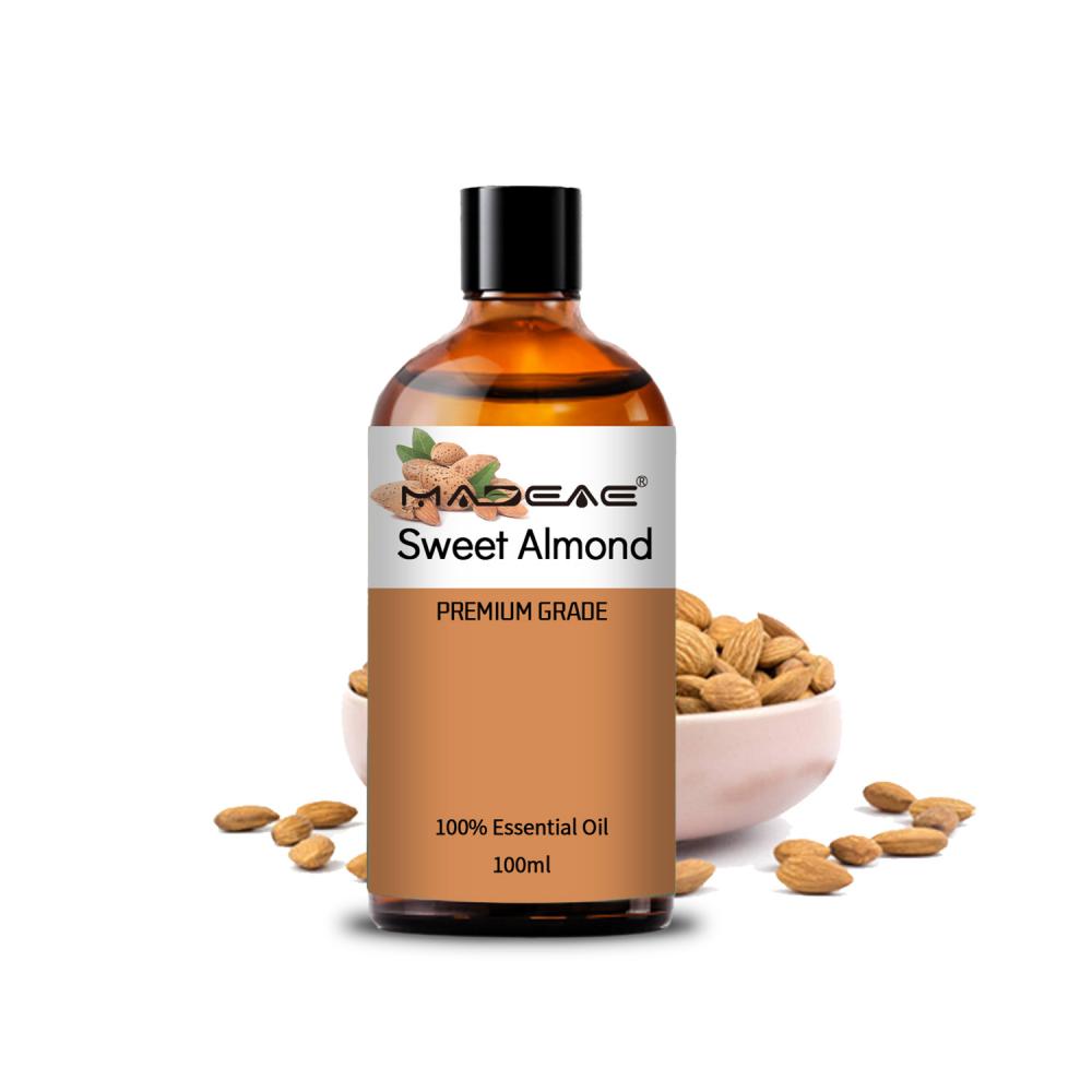 Aceites a granel al por mayor Aceites orgánicos Pressado Pure Sweet Aceil de almendras para la cara del cabello