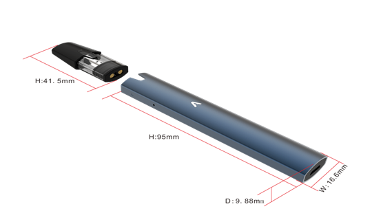 Alpha 330mah Cbd E Vape Electronic