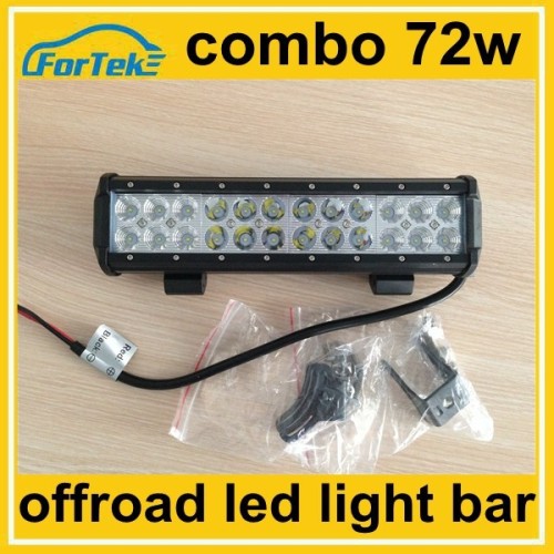 72w cree combo led light bar offroad 13 inch