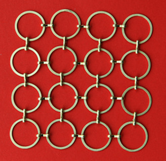 Decorative Brass Metal Ring Mesh 