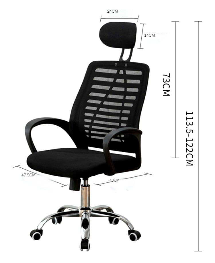 Silla giratoria de la computadora del reposacabezas cómodo High Back Comfortable Headrest Computer Swivel Chair