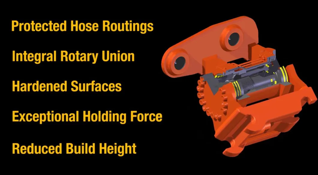 Quick Hitch Coupler Tilt Attachment for with Excavator